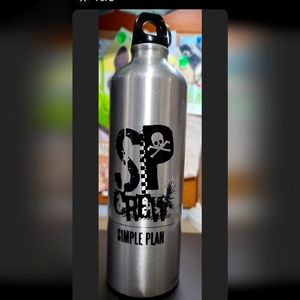 RARE SIMPLE PLAN SP CREW METAL WATER BOTTLE